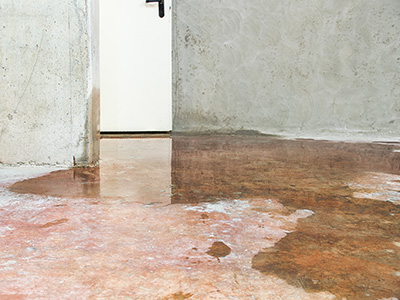 defekter boden-wand-anschluss